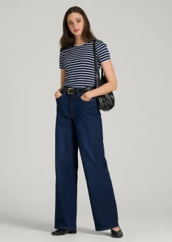Cropped Knit Tee for Tall Women