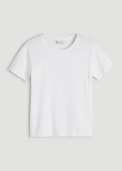 Cropped Knit Tee for Tall Women