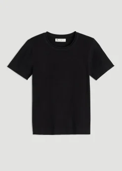 Cropped Knit Tee for Tall Women