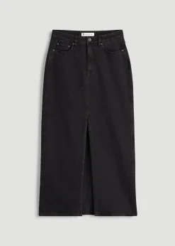 Denim Maxi Skirt for Tall Women