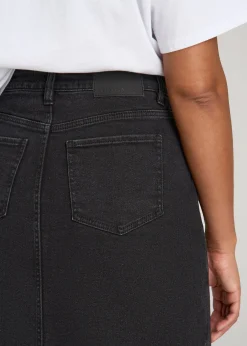 Denim Maxi Skirt for Tall Women