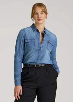 Denim Shirt for Tall Women
