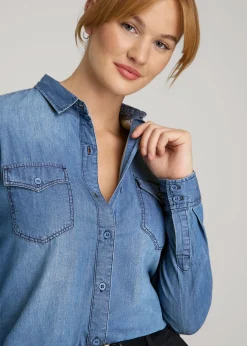 Denim Shirt for Tall Women