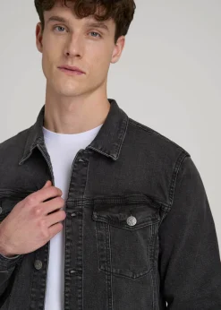 Denim Trucker Jacket for Tall Men