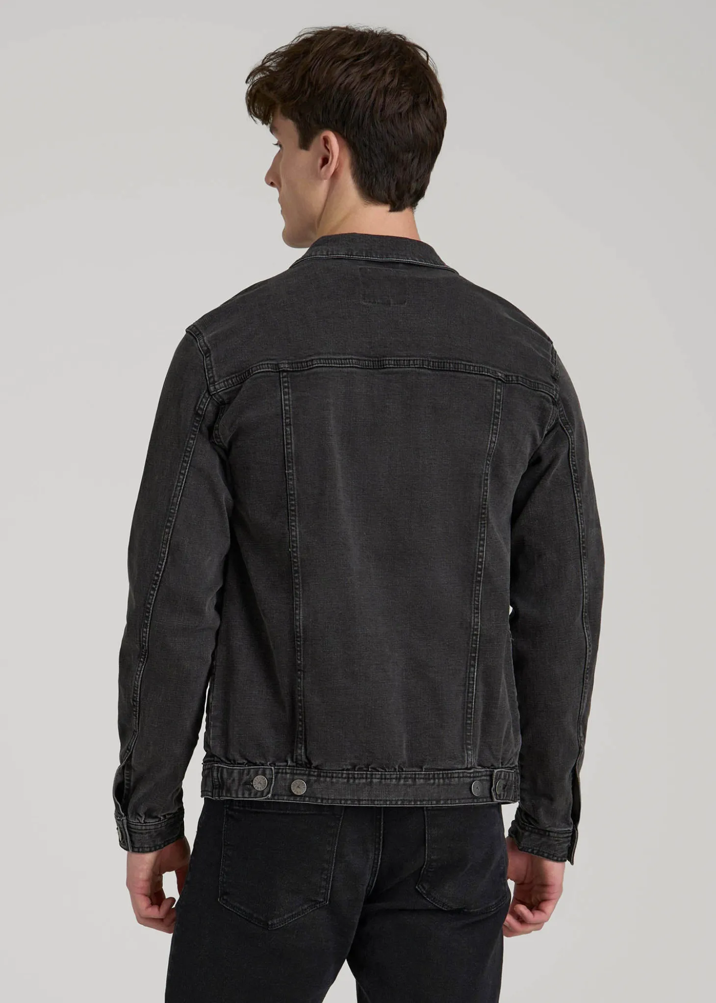 Denim Trucker Jacket for Tall Men