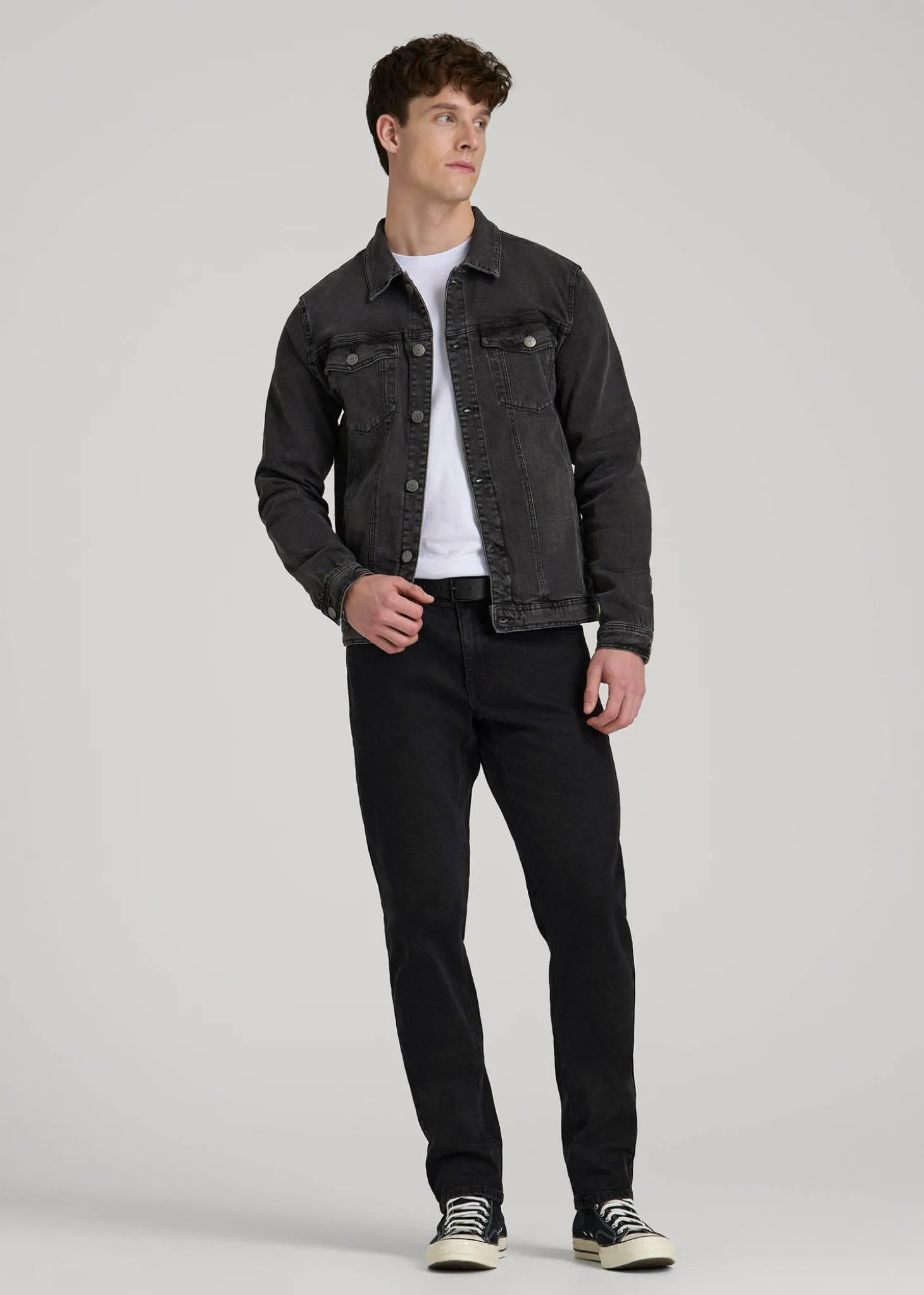 Denim Trucker Jacket for Tall Men