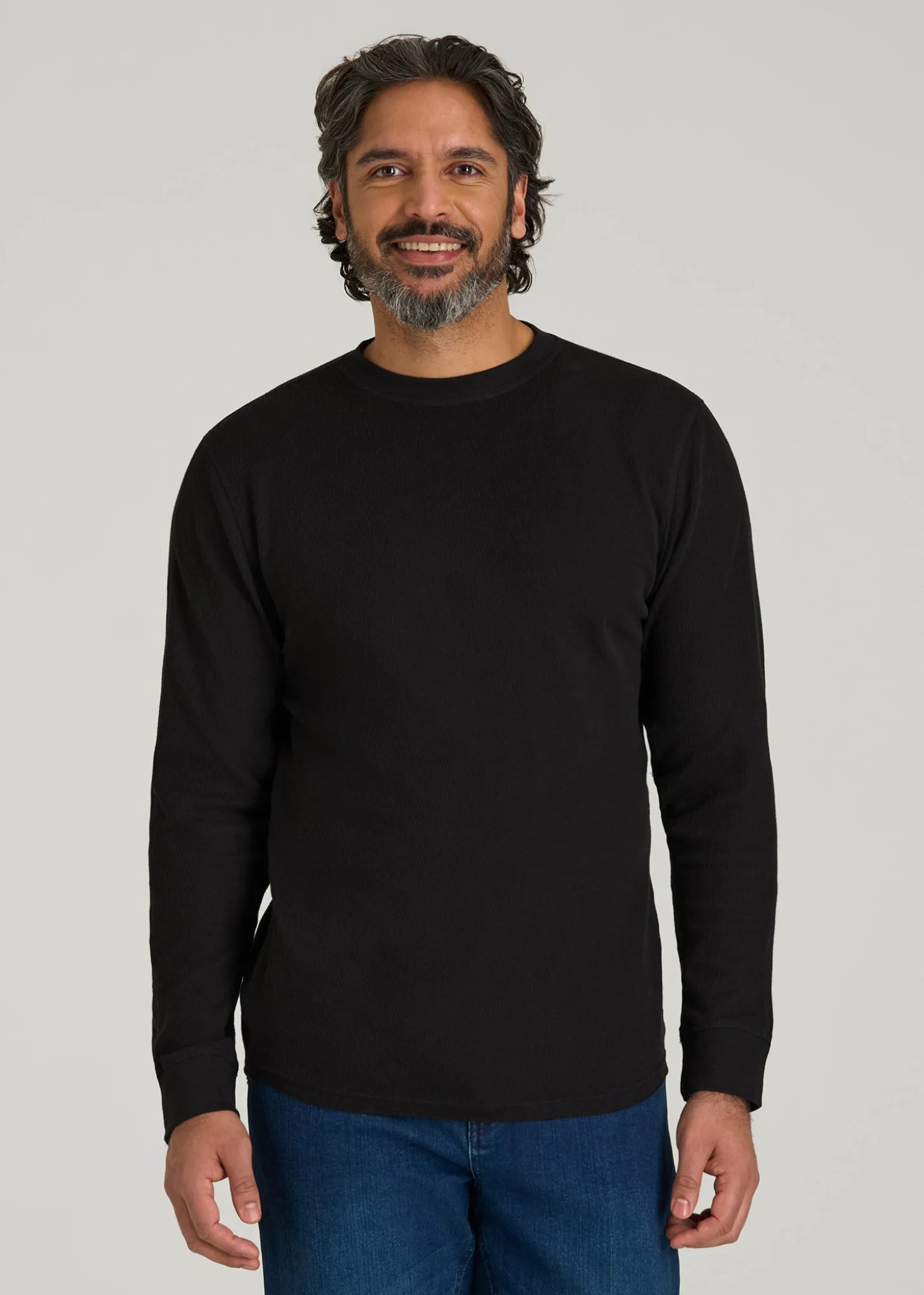 Double Honeycomb Thermal Crewneck for Tall Men