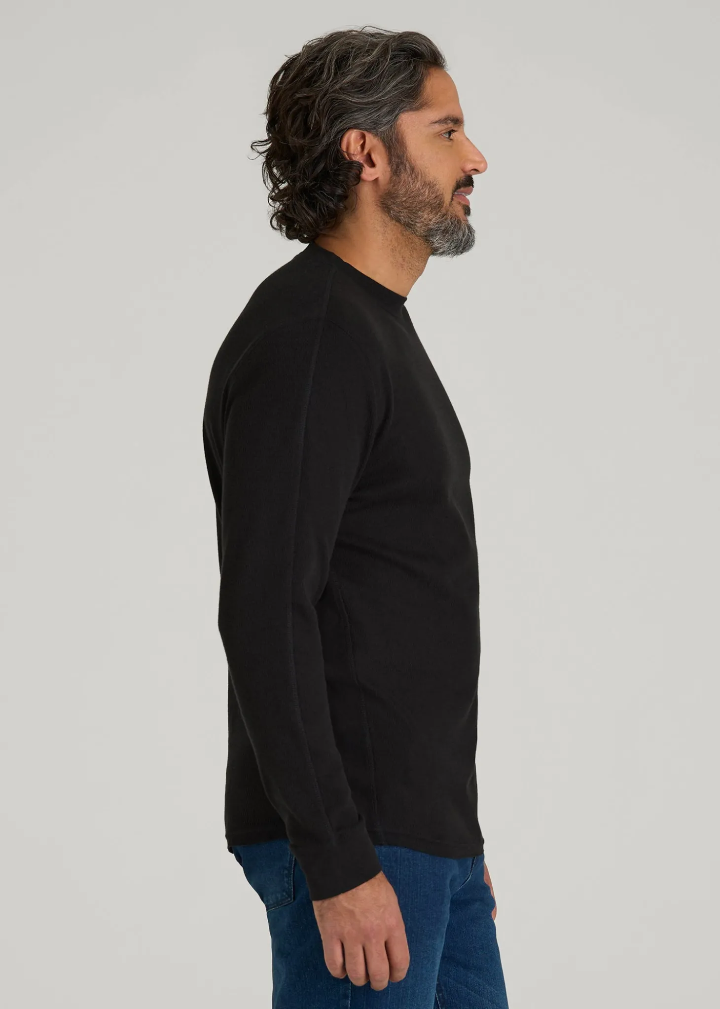 Double Honeycomb Thermal Crewneck for Tall Men