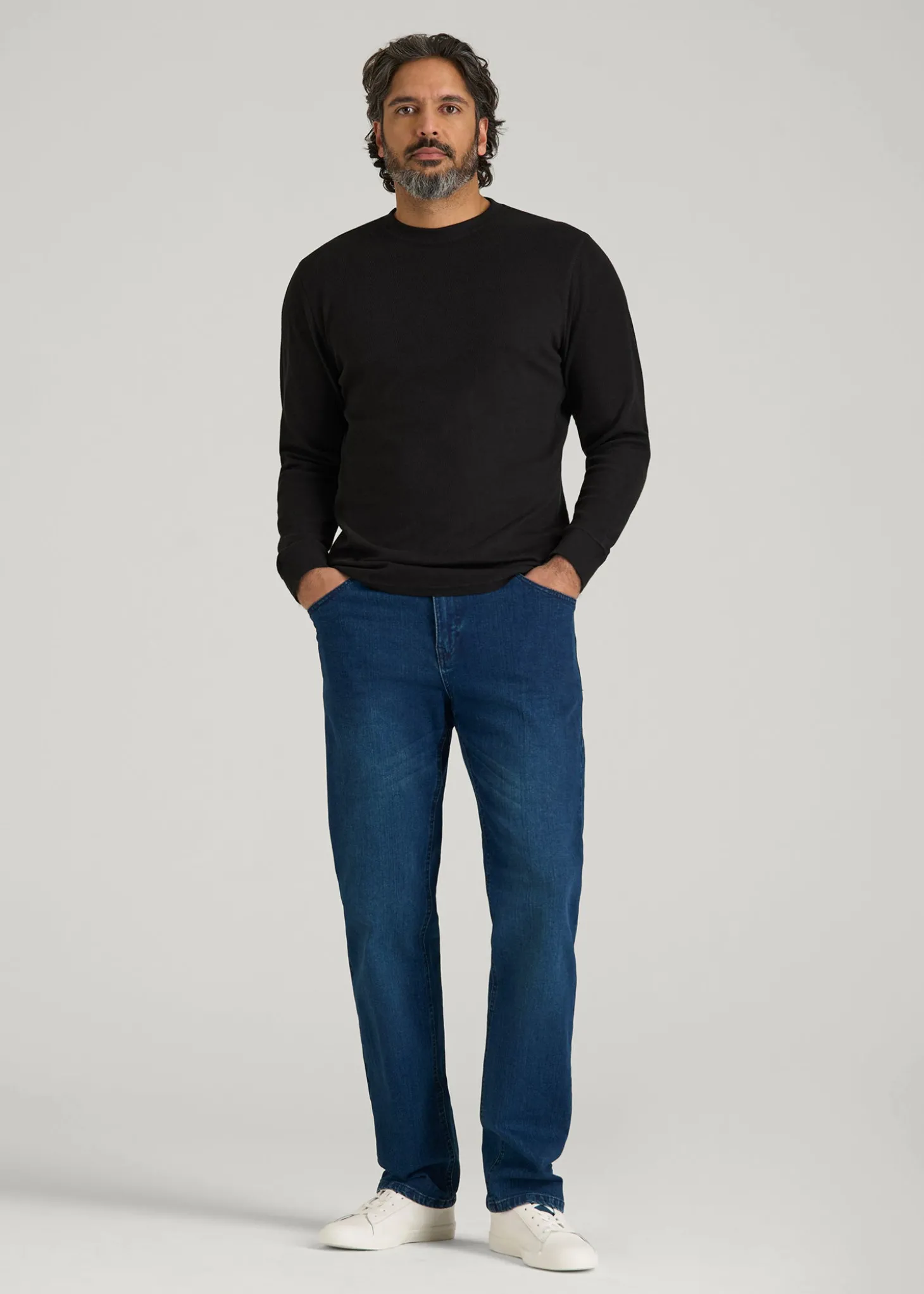 Double Honeycomb Thermal Crewneck for Tall Men