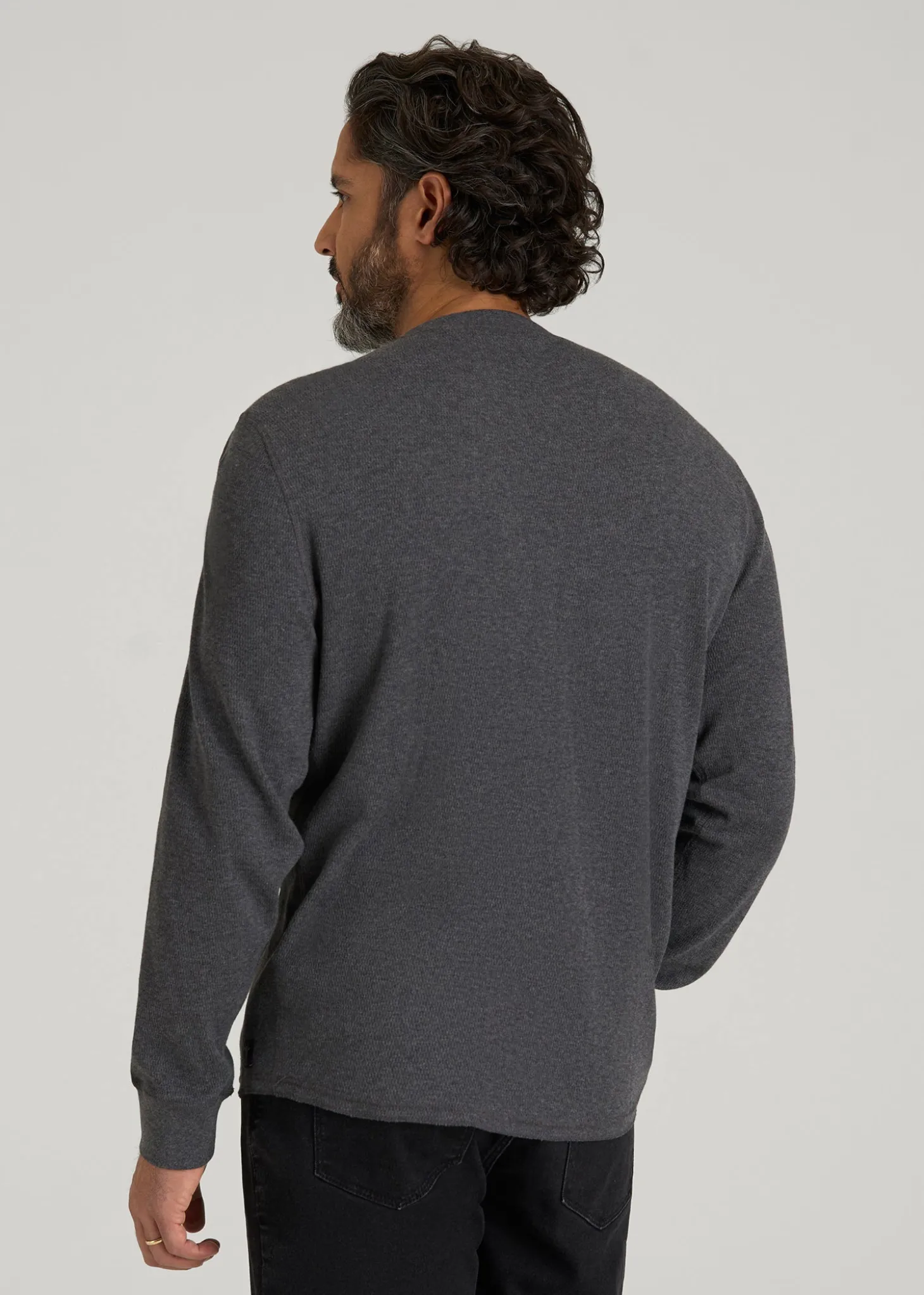 Double Honeycomb Thermal Crewneck for Tall Men