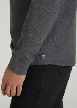 Double Honeycomb Thermal Crewneck for Tall Men