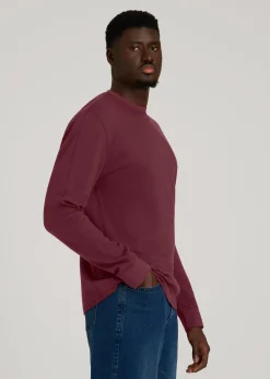 Double Honeycomb Thermal Crewneck for Tall Men