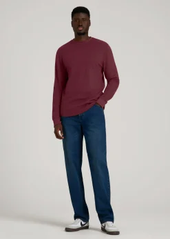 Double Honeycomb Thermal Crewneck for Tall Men