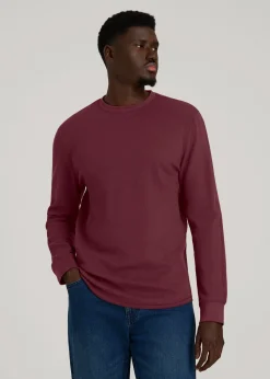 Double Honeycomb Thermal Crewneck for Tall Men