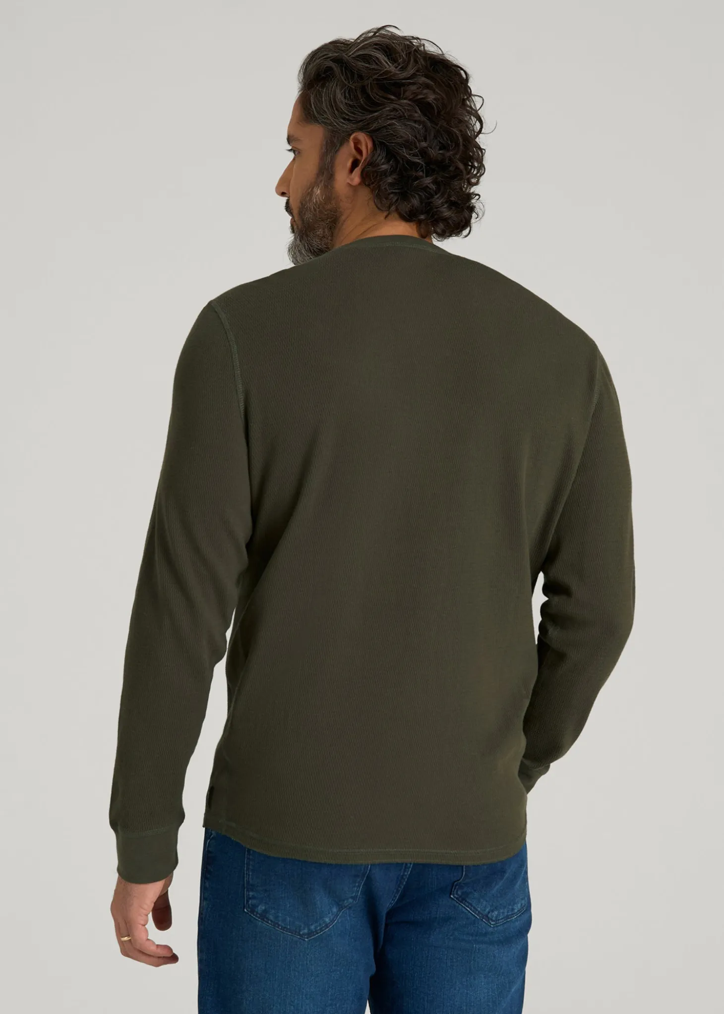 Double Honeycomb Thermal Crewneck for Tall Men