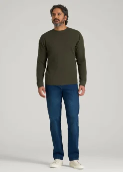 Double Honeycomb Thermal Crewneck for Tall Men