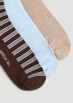 Dress Socks Size 14 to 17 (3-Pack) for Tall Men