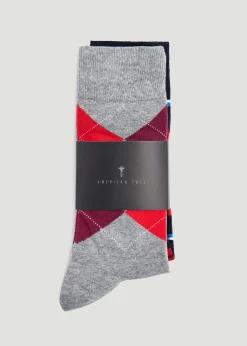 Dress Socks Size 14 to 17 (3-Pack) for Tall Men