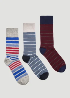 Dress Socks Size 14 to 17 (3-Pack) for Tall Men