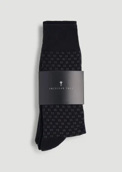 Dress Socks Size 14 to 17 (3-Pack) for Tall Men