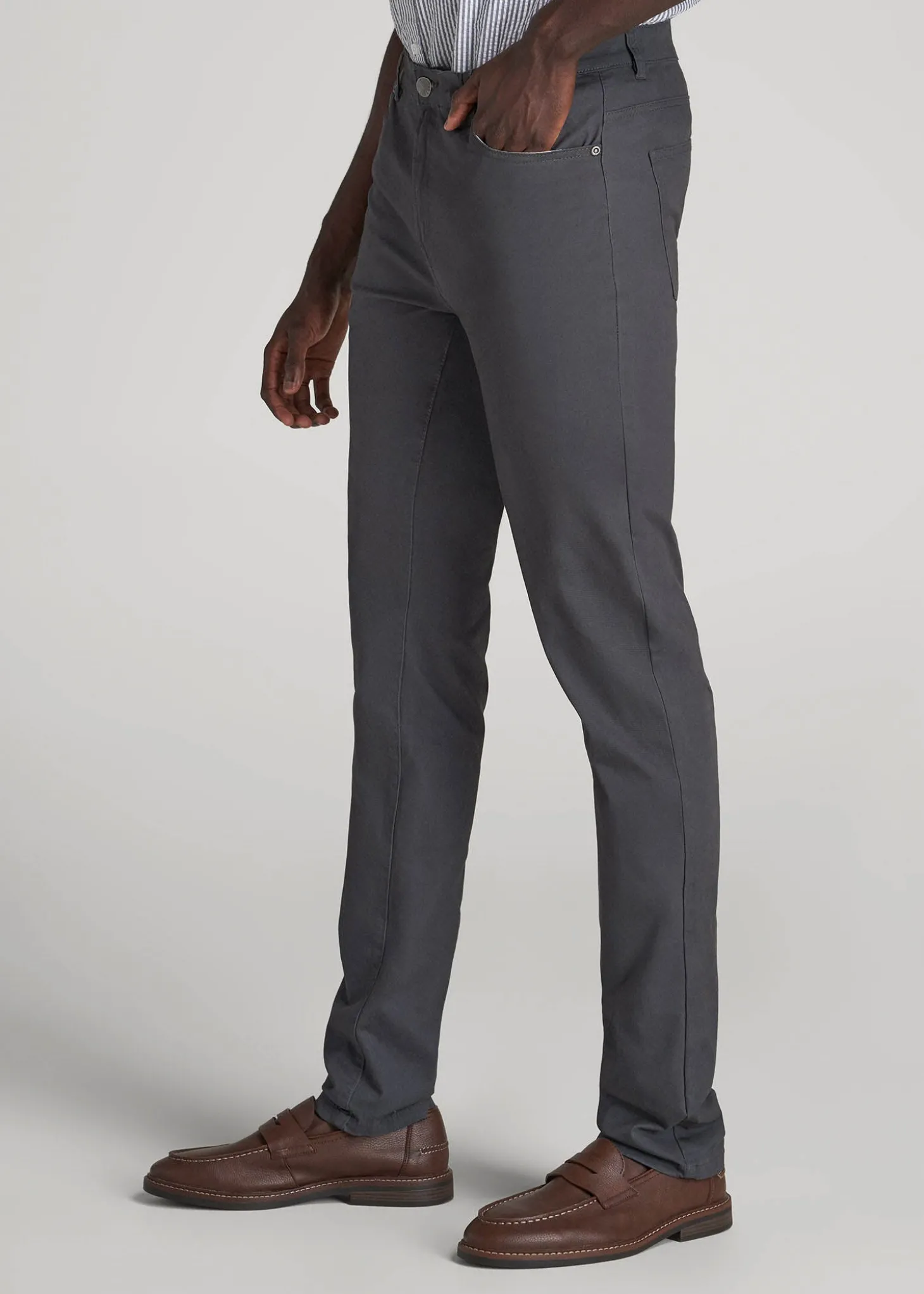 Dylan Slim Fit Five-Pocket Pants For Tall Men