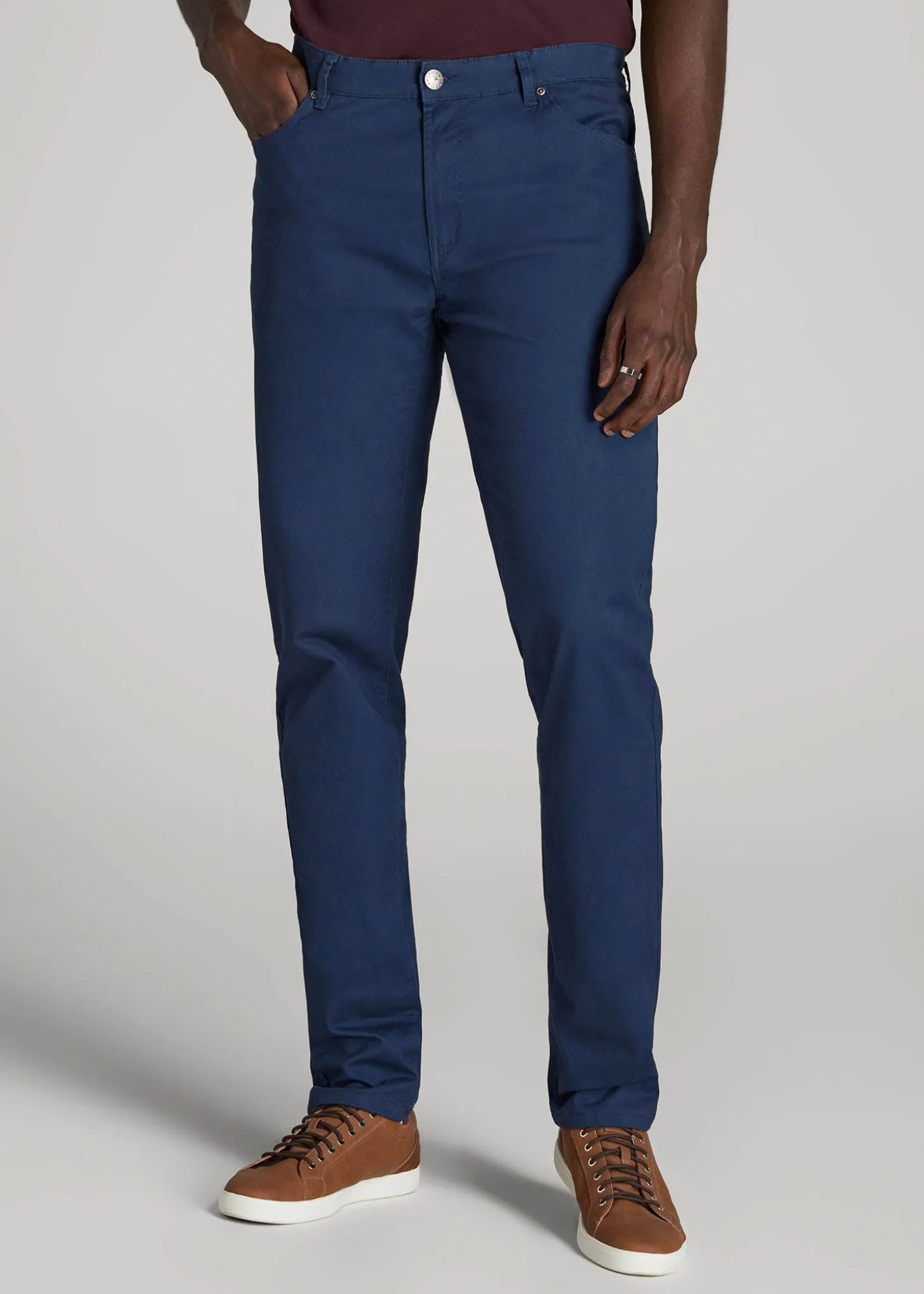 Dylan Slim Fit Five-Pocket Pants For Tall Men
