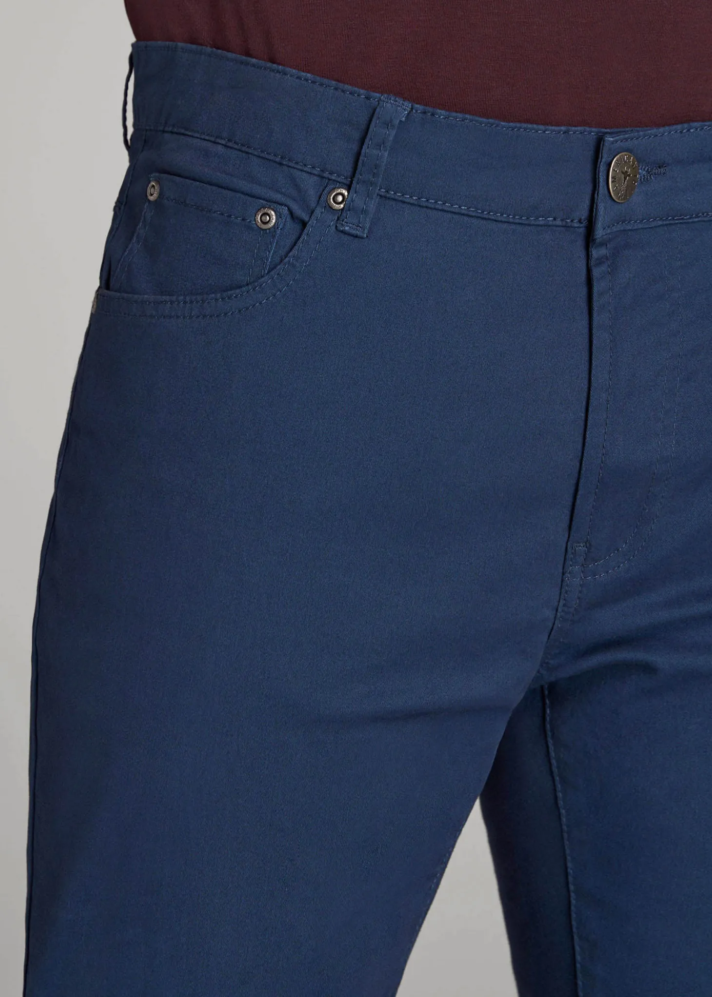 Dylan Slim Fit Five-Pocket Pants For Tall Men