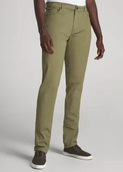 Dylan Slim Fit Five-Pocket Pants For Tall Men