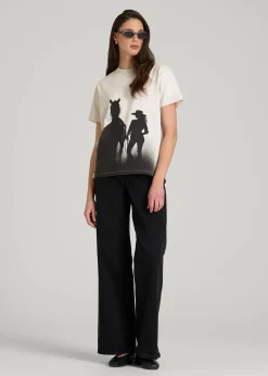 Equestrian Graphic Tee for Tall Women