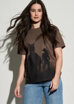 Equestrian Graphic Tee for Tall Women