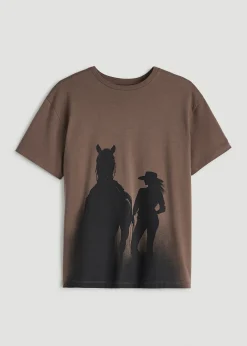 Equestrian Graphic Tee for Tall Women