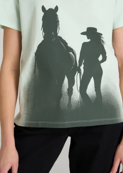 Equestrian Graphic Tee for Tall Women