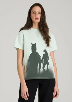 Equestrian Graphic Tee for Tall Women