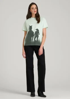 Equestrian Graphic Tee for Tall Women