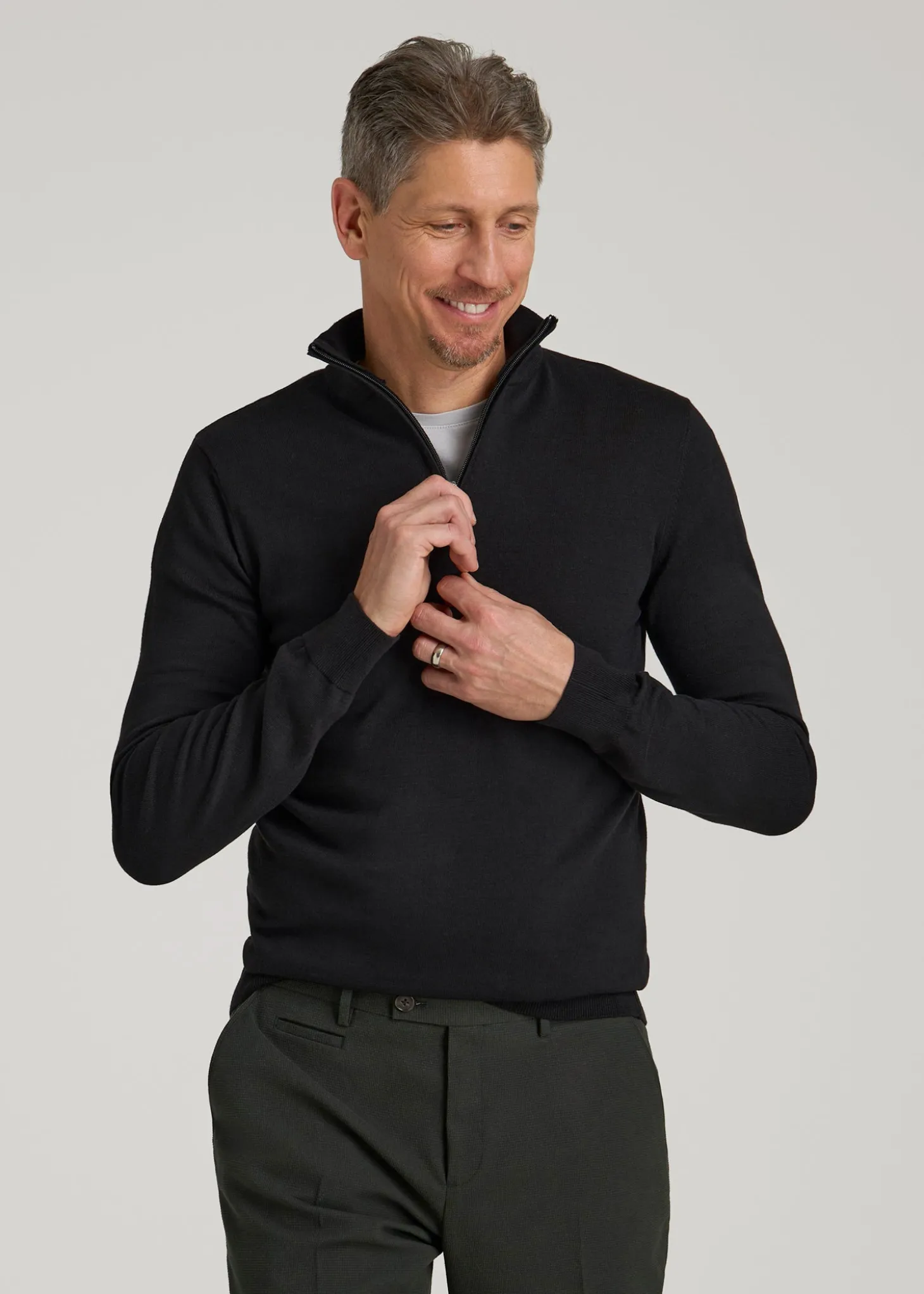 Everyday Quarter-Zip Sweater for Tall Men
