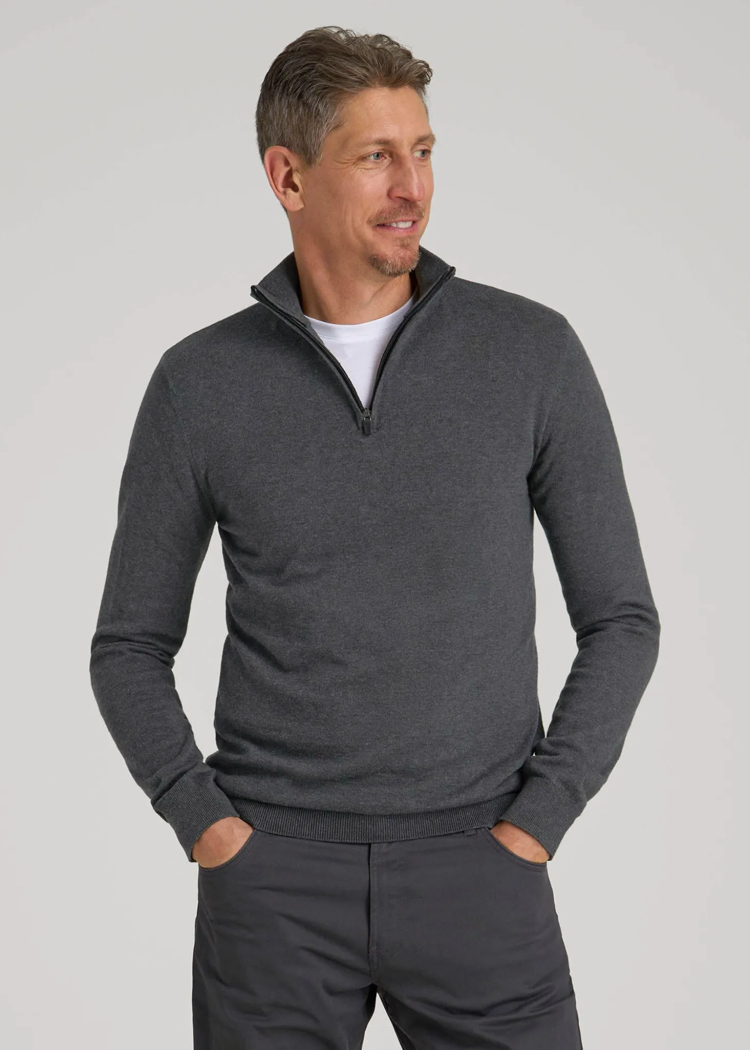 Everyday Quarter-Zip Sweater for Tall Men