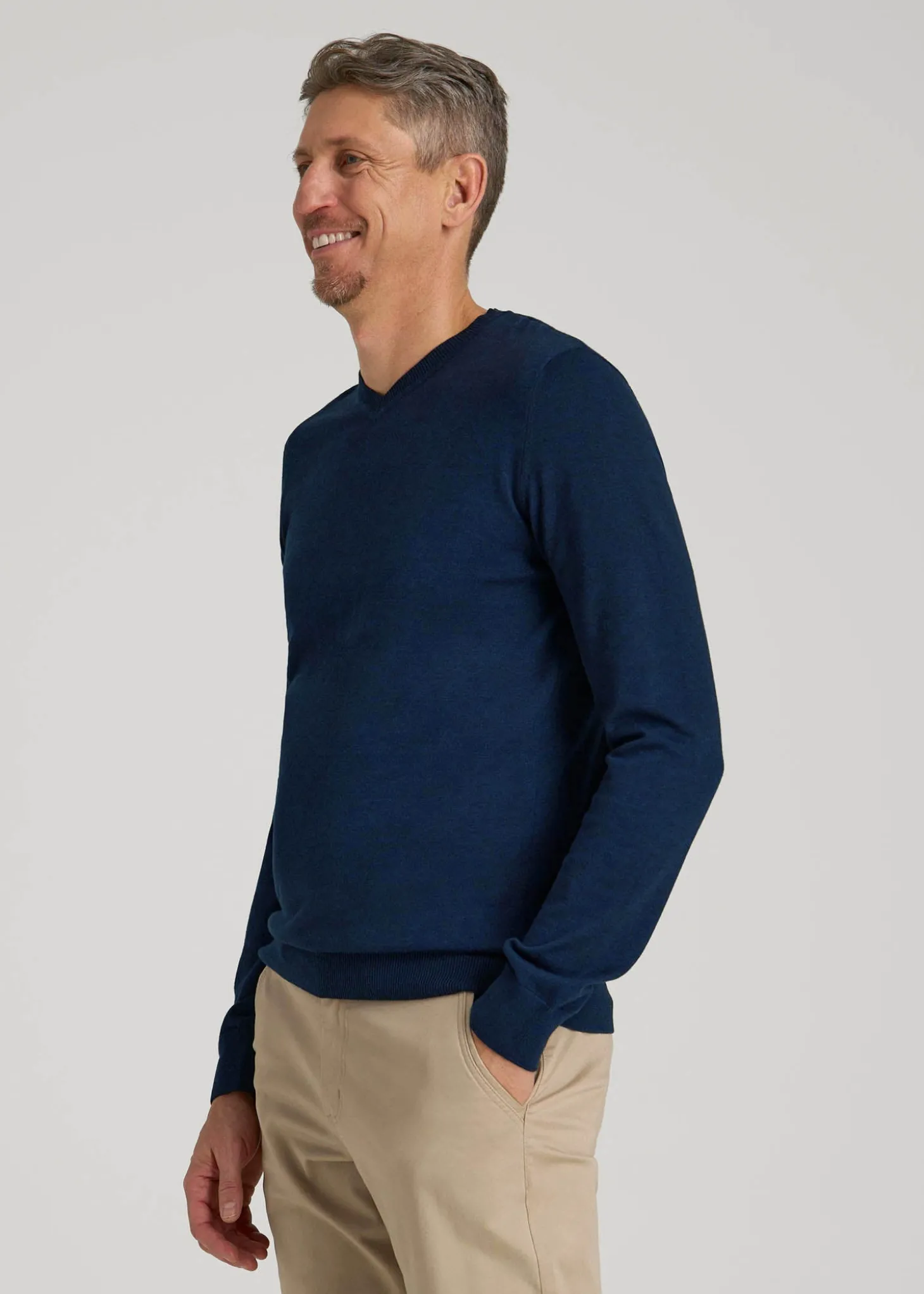 Everyday V-Neck Sweater for Tall Men