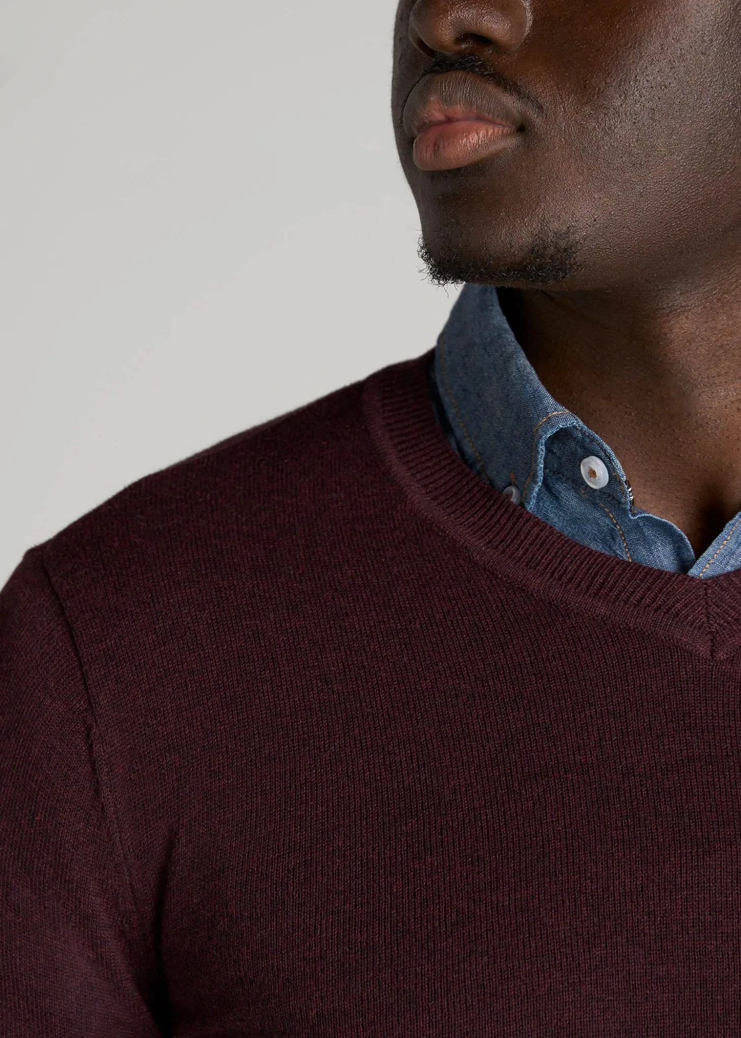 Everyday V-Neck Sweater for Tall Men