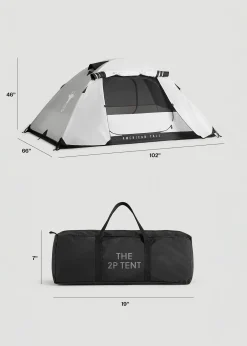Extra-Long 2-Person Tent for Tall People