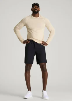 Featherweight Perforated Training Shorts for Tall Men