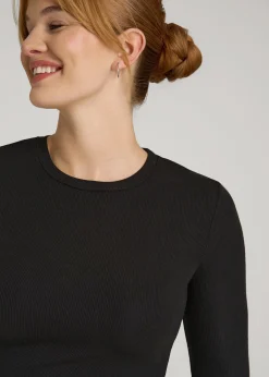 FITTED Ribbed Long Sleeve Tee for Tall Women