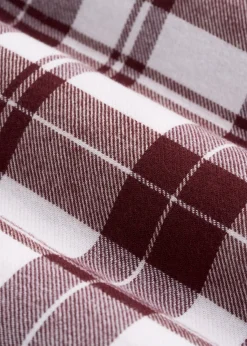 Flannel Button-Up Shirt for Tall Women
