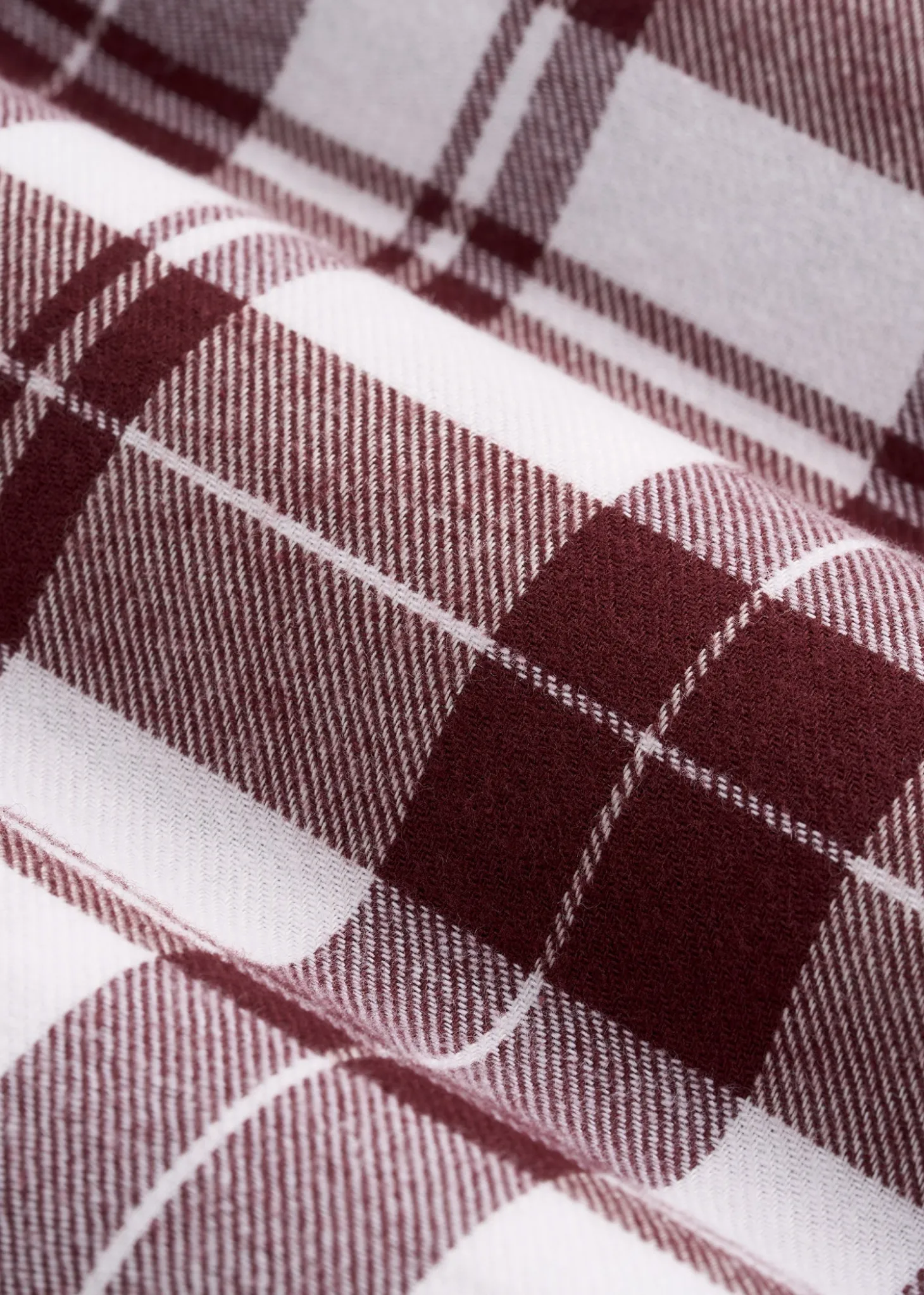 Flannel Button-Up Shirt for Tall Women