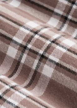 Flannel Button-Up Shirt for Tall Women