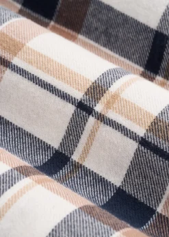 Flannel Button-Up Shirt for Tall Women