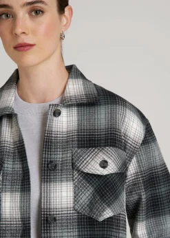 Flannel Shacket for Tall Women