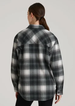 Flannel Shacket for Tall Women
