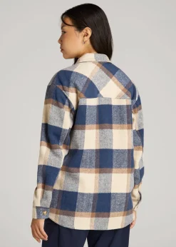 Flannel Shacket for Tall Women