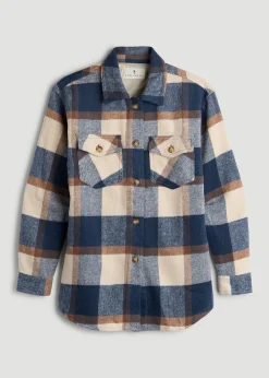 Flannel Shacket for Tall Women
