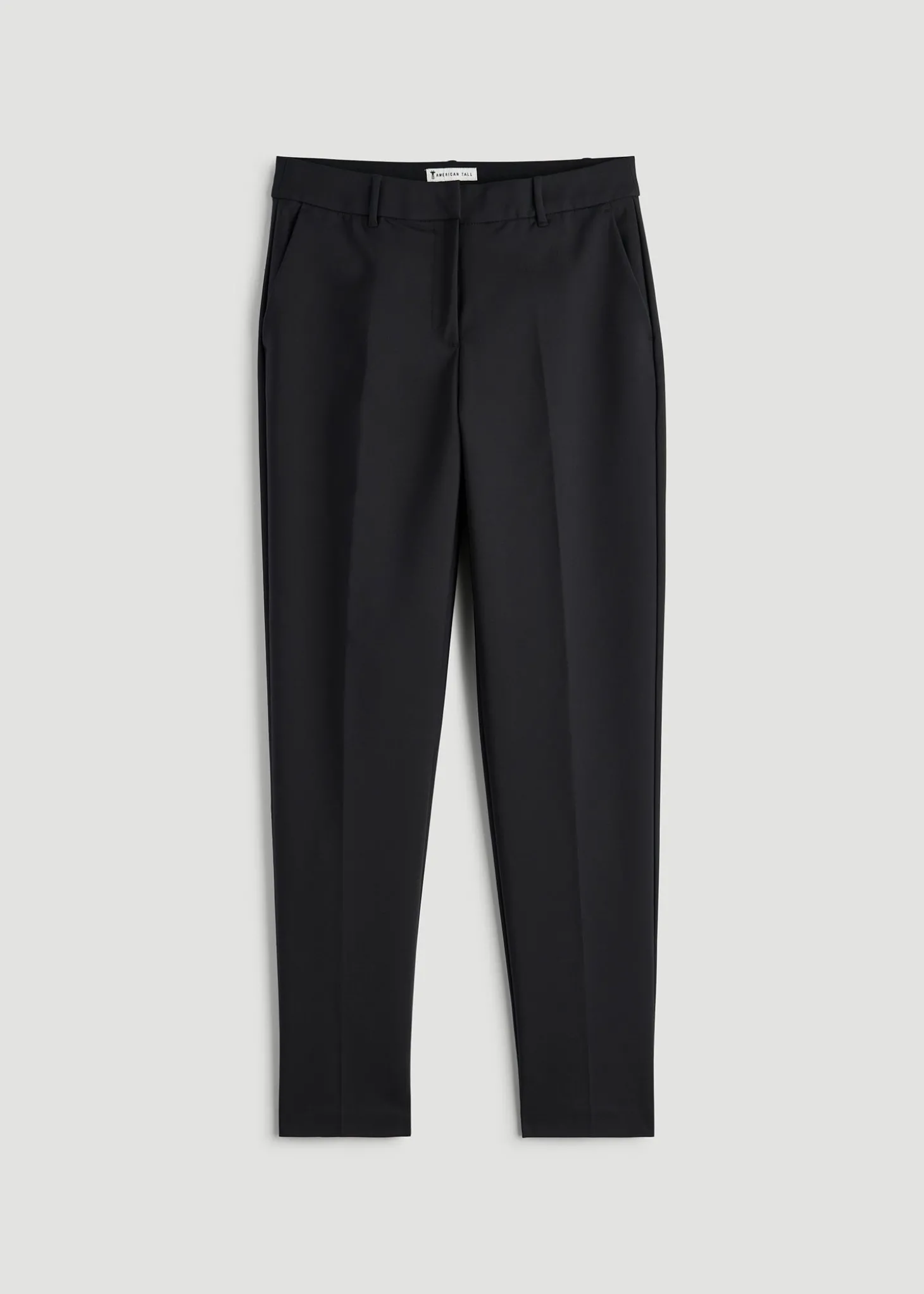 Flat Front Tapered Dress Pants for Tall Women